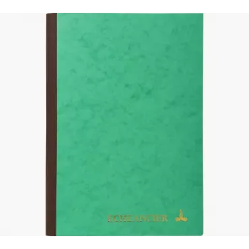 Le Dauphin planer knjiga A4, 96 stranica, 12 stupaca, zeleni uvez 39721D