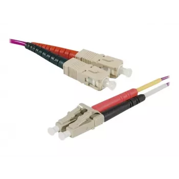 EXERTIS CONNECT 0,5m OM1 Multimode optički patch kabel, SC Duplex na LC Duplex, narančasti 86600