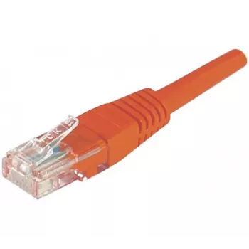 EXERTIS CONNECT Cat.6 U/UTP patch kabel, RJ45, crveni, 20 m, sa zaštitom jezička 243762