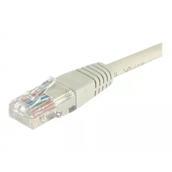 EXERTIS CONNECT Cat6 U/UTP patch kabel, 2 m, sivi, Snagless RJ45 EXC848200