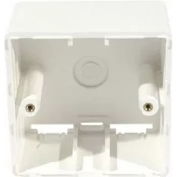 EXERTIS CONNECT nadžbukna utičnica za RJ45 Keystone module, 2 porta, čisto bijela (272020)