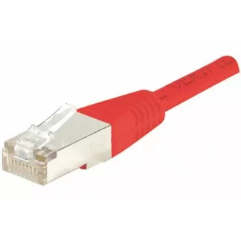 EXERTIS CONNECT Cat.6 F/UTP patch kabel, crveni, 0,5 m, Slim Snagless Boot 842053