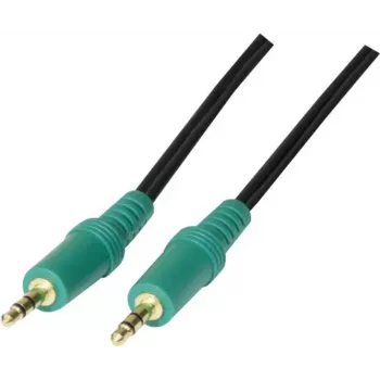 EXERTIS CONNECT 3.5 mm Stereo Audio Cable, Male to Male, 10 m, Black 108898