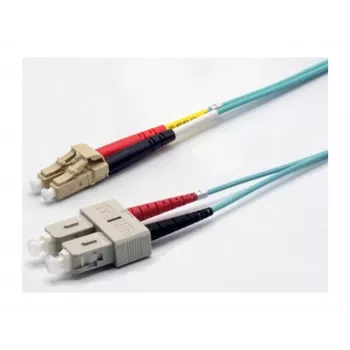 Ekivalan OM3 Duplex optički patch kabel LC/SC 2m aqua COZOM3DCLC2SA0020A