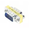 TECLINE Mini Gender Changer, 15-pin HD D-Sub Male to Male for VGA (50408)