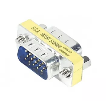 TECLINE Mini Gender Changer, 15-pinski HD D-Sub muški na muški za VGA (50408)