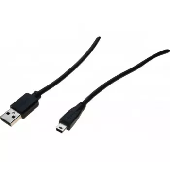 Exertis Connect USB 2.0 kabel, USB-A utikač na Mini-USB Type-B utikač, 5,0 m, crni 532418