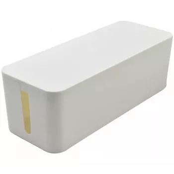 Exertis Connect velika kutija za upravljanje kabelima za produžne kabele, bijela, 400 x 160 x 135 mm 573423
