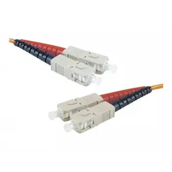 Exertis Connect SC/UPC na SC/UPC OM2 multimode optički patch kabel, 3m, narančasti 392693