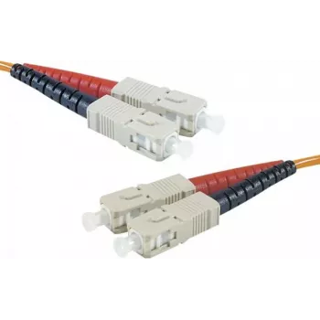 EXERTIS CONNECT OM2 SC Duplex optički patch kabel, 50/125 µm, LSZH, narančasti, 5 m 392694