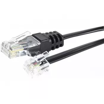 EXERTIS CONNECT telefonski kabel RJ11 utikač na RJ45 utikač crni 10 m EXC285011