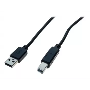 EXERTIS CONNECT USB 2.0 High Speed kabel, USB Type-A utikač na USB Type-B utikač, crni, 5,0 m (352451)