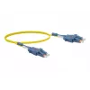 Exertis Connect LC/UPC na LC/UPC Uniboot single-mode OS2 Duplex optički patch kabel, 1m, žuti 392931
