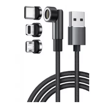 Exertis Connect USB 3-u-1 kabel za punjenje s USB-C, Micro-B, Lightning (640297)