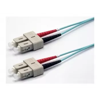 Ekivalan OM3 Duplex patch kabel, 50/125 µm, SC/SC, aqua, 10 m COZOM3DCDC2SA0100A