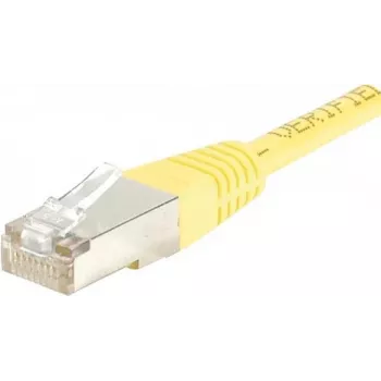 EXERTIS CONNECT CAT.5e F/UTP oklopljeni patch kabel, žuti, 3,0 m 854106