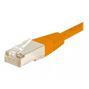 EXERTIS CONNECT CAT6 F/UTP patch kabel, narančasti, 25 m, Slim Snagless 853339