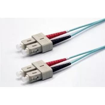 Ekivalan OM3 Duplex optički patch kabel SC/SC, 50/125 µm, aqua, 2,0 m COZOM3DCDC2SA0020A
