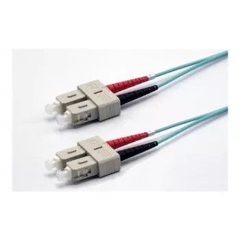 Ekivalan OM3 Duplex optički patch kabel SC/SC, 50/125 µm, aqua, 2,0 m COZOM3DCDC2SA0020A