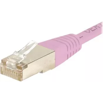 EXERTIS CONNECT Cat.6 S/FTP PiMF patch kabel, RJ45, ružičasti, 1,5 m 854481