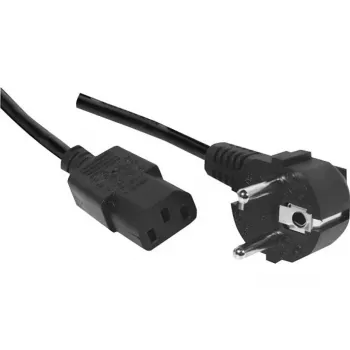 Exertis Connect 3m kutni Schuko na C13 kabel za napajanje, bez halogena, crni 807951