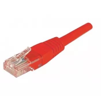 EXERTIS CONNECT Cat.5e U/UTP Patch kabel, crveni, 5,0 m, slim snagless boot 853946