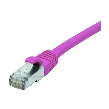 EXERTIS CONNECT Cat. 6 F/UTP PoE patch kabel bez halogena, ružičasti, 3,0 m sa zaštitom jezička 854435