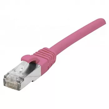 EXERTIS CONNECT Cat 6A S/FTP patch kabel, ružičasti, 15 m, Slim Strain Relief 854383