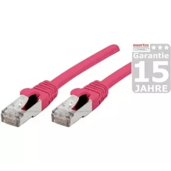 EXERTIS CONNECT Cat 6A S/FTP patch kabel, ružičasti, 20 m 854384