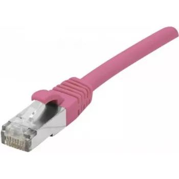 EXERTIS CONNECT Cat. 6 F/UTP PoE patch kabel bez halogena, ružičasti, 0,5 m, snagless 854432