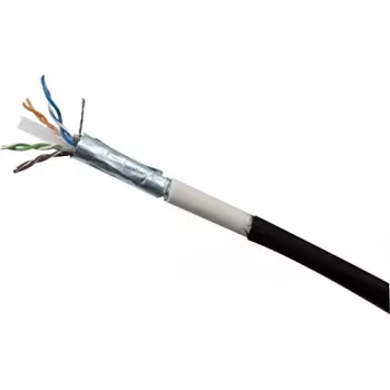 Exertis Connect Cat6 vanjski patch kabel RJ45 na RJ45, F/UTP, 20m, crni 845046
