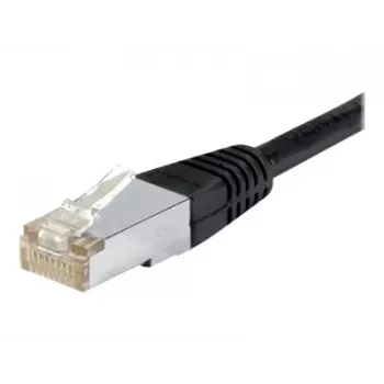 EXERTIS CONNECT Cat.6a F/UTP patch kabel, 1,5 m, crni, 10 Gbps, Slim Bend Protection 850015