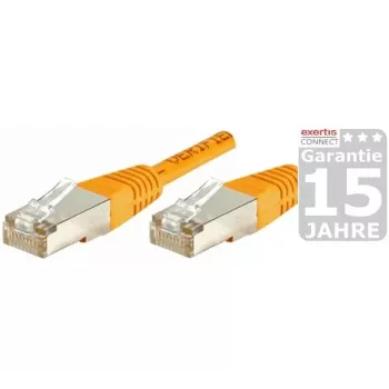 EXERTIS CONNECT Cat.6 S/FTP patch kabel, PiMF, narančasti, 0,7 m 854466