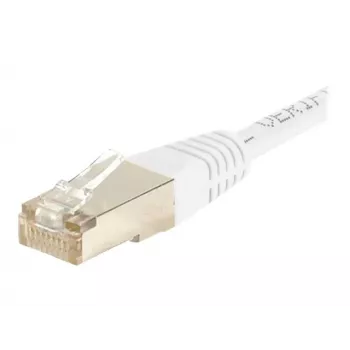 EXERTIS CONNECT Cat6 S/FTP patch kabel, PiMF, bijeli, 5,0 m, Slim Snagless Boot 856887