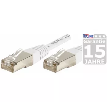 EXERTIS CONNECT CAT.6 F/UTP patch kabel, bijeli, 50m, RJ45, slim snagless boot 853358