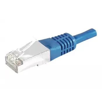 EXERTIS CONNECT Cat.6A S/FTP patch kabel, 10 m, plavi 858322