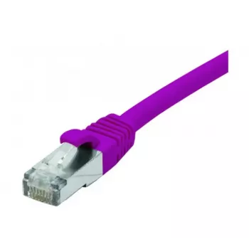 EXERTIS CONNECT Cat. 6 F/UTP patch kabel, PoE, bez halogena, ljubičasti, 1,0 m 854411
