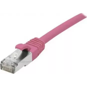 EXERTIS CONNECT Cat 6A S/FTP patch kabel, ružičasti, 0,15 m, Slim Bend Protection 854373