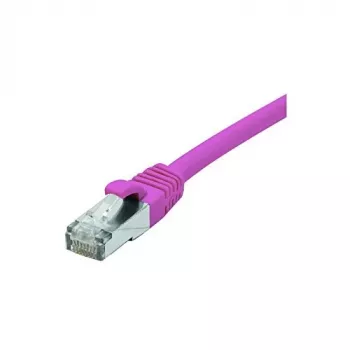 EXERTIS CONNECT Cat. 6 F/UTP patch kabel, PoE, bez halogena, ružičasti, 1,0 m, RJ45 sa zaštitom jezička 854433