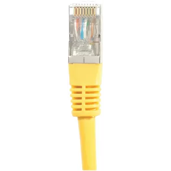 EXERTIS CONNECT Cat.6 S/FTP PiMF patch kabel, žuti, 0,3m, Slim Snagless Boot 856822