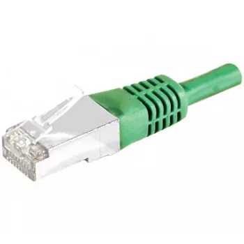 EXERTIS CONNECT CAT.6 S/FTP PiMF patch kabel, 1 m, zeleni 856848