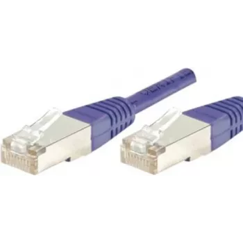 Exertis Connect 854450 Cat6 S/FTP mrežni patch kabel, ljubičasti, 0,15 m