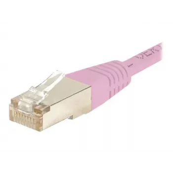 Exertis Connect 854479 Cat.6 S/FTP PiMF patch kabel, 0,7 m, ružičasti, Slim Bend Protection