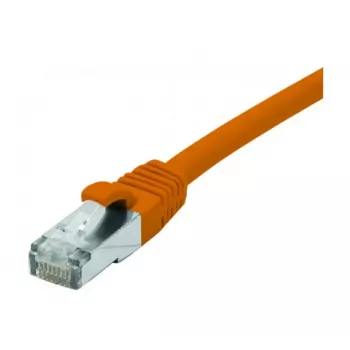 EXERTIS CONNECT Cat.6 F/UTP patch kabel, PoE, bez halogena, narančasti, 10,0 m, RJ45, zaštita jezička 854426