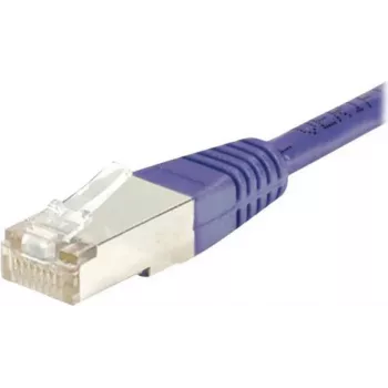 EXERTIS CONNECT S/FTP Cat.6 patch kabel, PiMF, ljubičasti, 1,5 m, Slim Snagless 854455