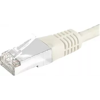 EXERTIS CONNECT Cat.6 S/FTP patch kabel, PiMF, sivi, 15,0 m, tanka snagless uvodnica 856900
