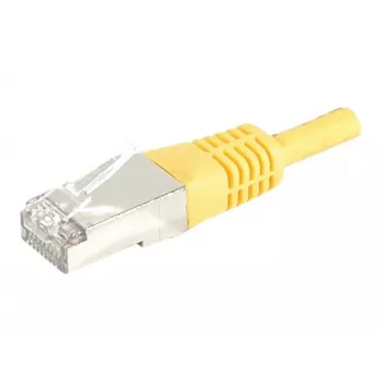 EXERTIS CONNECT Cat.6A S/FTP patch kabel, 1,5m, žuti, Slim Snagless 858332