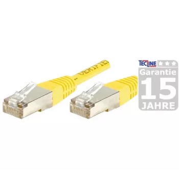 EXERTIS CONNECT CAT.6A S/FTP patch kabel, 2m, žuti, Slim Bend Protection 858333