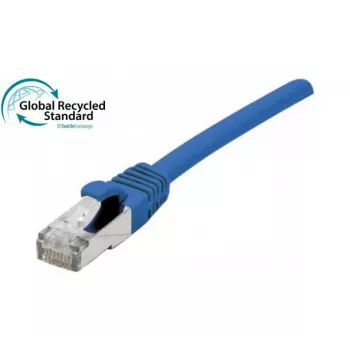 EXERTIS CONNECT RJ45 patch kabel Cat. 6 F/UTP GRS certificiran plavi 1,0 m 854612