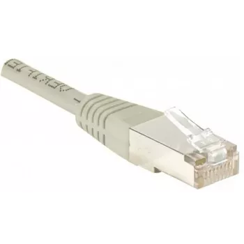 EXERTIS CONNECT Cat.6 F/UTP Ethernet patch kabel, sivi, 1,5 m, Slim Bend Protection, Snagless, RJ45 857900